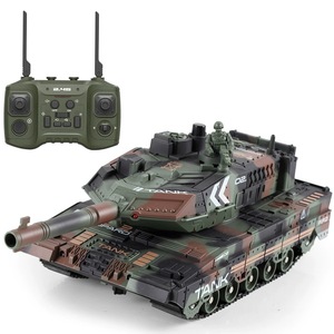 2024 뜨거운 판매 시뮬레이션 고성능 <span class=keywords><strong>RC</strong></span> 위장 탱크 2.4G 흡연 및 진동 컨트롤러 도매 - Product Image 1