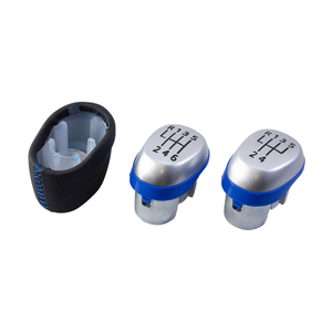 Pommeau de levier de vitesse en cuir perforé <span class=keywords><strong>5</strong></span> 6 vitesses manuel pour Renault <span class=keywords><strong>Megane</strong></span> MK4 BFB 2016 sur Kadjar 2015 <span class=keywords><strong>2022</strong></span> Talisman 2015 <span class=keywords><strong>2022</strong></span> - Product Image 2