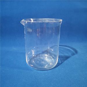 अनुकूलित गर्मी प्रतिरोध पॉलिश स्पष्ट सपाट तल मापने ग्लास क्वार्ट्ज बीकर - Product Image 5