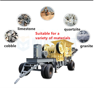 Concasseur à mâchoires mobile PE 400x600 à bas <span class=keywords><strong>prix</strong></span> pour carrière <span class=keywords><strong>de</strong></span> granit et basalte, avec alimentateur, fabriqué en Chine, broyeur à marteaux - Product Image 3