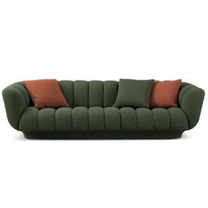 Ensemble de canapés modulaires en tissu en forme de U, design moderne et créatif Suessen 2024, avec pieds en bois, nouvelle arrivée pour le salon - Product Image 1