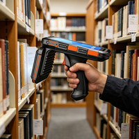 Pemindai RFID UHF Genggam Android PDA Tangguh dengan Pegangan Pistol untuk Sistem Inventaris Manajemen Aset Perpustakaan