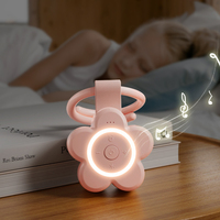 Machine à bruit blanc en forme de fleur adaptée aux séances de yoga apaisantes pour bébés et adultes