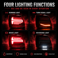 Feux arrière à LED BK pour Volkswagen Polo 2009-2018, clignotants séquentiels, feux de jour DRL, installation Plug & Play
