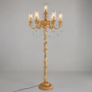 Kristal masa lambası parçaları beyaz dokunmatik gölge tarzı tasarım akrilik Metal lambalar Led asılı mektup fransız mermer altın özel