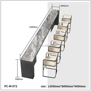 Tùy Chỉnh Hiện Đại Thép Không Gỉ Melamine Bồn Rửa Nhà Bếp Đơn Vị Tủ Rắn Đá Ngoài Trời Quầy Bar Bảng Cho Khách Sạn Nhà - Product Image 4