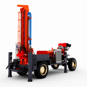 Foreuse à roues UNIQUE de 180m pour machine de forage de puits en eau profonde - Product Image 4