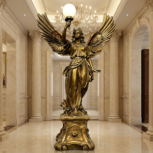 Klassische Bronzegöttin-Statue – Wachsausschmelzverfahren, hellenistische weibliche Skulptur mit verziertem Sockel, Bronzeskulptur - Product Image 2
