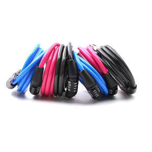 Serrure de chaîne de porte numérique en acier inoxydable Serrure <span class=keywords><strong>à</strong></span> câble <span class=keywords><strong>à</strong></span> combinaison domestique avec <span class=keywords><strong>cadenas</strong></span> <span class=keywords><strong>à</strong></span> <span class=keywords><strong>code</strong></span> numérique pratiques Produit - Product Image 4