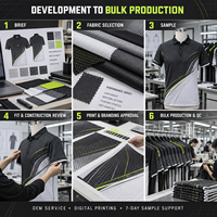 Polo de golf monochrome personnalisé pour homme, respirant, extensible dans les 4 sens, en jersey imprimé numériquement, coupe athlétique, idéal pour les équipes, clubs et tenues de villégiature