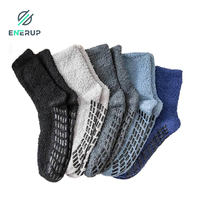 Chaussettes de football Enerup avec logo personnalisé, longues et résistantes à l'humidité, antidérapantes et amusantes, bas en nylon pour jeunes, vente en gros