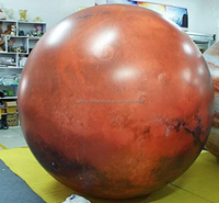 Venus gonflable suspendu pour décoration, ballon planète gonflable, planètes du système solaire gonflables, lune, terre, mars, venus
