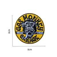 Écusson brodé personnalisé avec logo de marque de moto, à coudre ou thermocollant, pour vêtements et accessoires vestimentaires, badge brodé pour vestes
