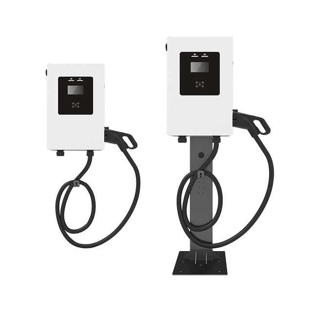 EVEGO Factory Wholesale DC 30kW Wall-mounted Cable EV Charging Station OCPP1.6J Smart GBT Fast EVSE Electric Car Charger Station
