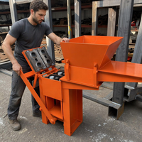 Machine à fabriquer des blocs Lego Interlock, équipement de moulage de briques en argile, fonctionnement manuel, marque Dohero