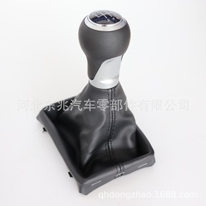 หัวเกียร์รถยนต์ Dongzhao หนังสีดำ สำหรับ Faw Audi A3 Dz02q4 1k2 - Product Image 3