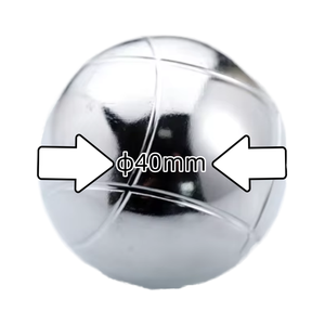 Meilleur prix 8 pièces 40mm pétanque <span class=keywords><strong>Boule</strong></span> ensemble de sport été en plein air jeux de jardin sac à main paquet avec boules de pétanque en acier inoxydable - Product Image 2