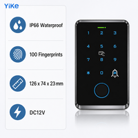 Clavier d'accès par empreinte digitale WiFi 2.4G Tuya, étanche IP66, 100 empreintes digitales, carte d'identité, carte IC, ouverture de porte à distance, surveillance de l'état