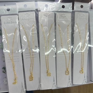 Color dorado solo Yiwu venta al por mayor de fábrica, joyería barata en stock, collares de moda para mujer, collar con colgante - Product Image 4