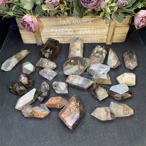 Forma libera di quarzo da giardino in cristallo curativo naturale multistrato quarzo fantasma forma libera per la decorazione - Product Image 3