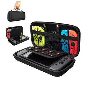 Laudtec EVA05 penutup Led casing pelindung kustom penyimpanan Gamecard kulit casing Eva untuk Nintendo Switch Lite kartu Game Oled