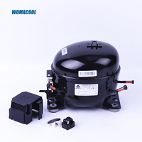 WOMACOOL HYE55Y63 HUAYI Compresseur à Piston R134A 1/5HP pour Réfrigérateur, Congélateur de Cuisine et Réfrigération