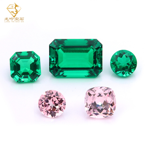 Lab Grown <strong>Colombian</strong> <strong>Emerald</strong> Sapphire Stones Asscher/<strong>Emerald</strong>/Round/Cushion Cut With Inclusion AGL Certify Loose <strong>Emerald</strong> For Rings - Product Image 4