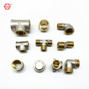 GA-2810 đồng thau nữ TEE với đôi màu đồng thau với mạ niken <span class=keywords><strong>1</strong></span>/<span class=keywords><strong>2</strong></span>-<span class=keywords><strong>2</strong></span> inch - Product Image 5