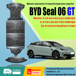 Plaque de protection <span class=keywords><strong>sous</strong></span> châssis, <span class=keywords><strong>cache</strong></span>-<span class=keywords><strong>moteur</strong></span>, protection de batterie, plaque anti-chute pour BYD Sealion, Seal, Dolphin, Seagull, Yuan Up, Atto <span class=keywords><strong>3</strong></span>, M6, M9 - Product Image 5