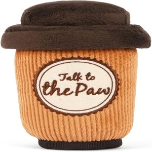 Jouets en peluche pour animaux de compagnie, design de tasse à café personnalisé par le fabricant, nouveaux jouets couineurs pour chiens - Product Image 1