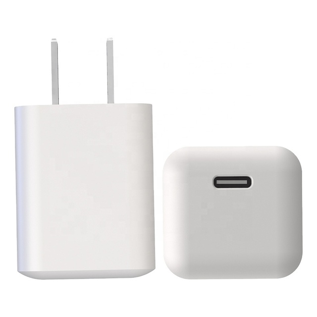 Portable 18W PD Quick Charger for Apple iPhone Android Phones Digital Cameras-Power Supply Adapter DC Output Plug-In Connection