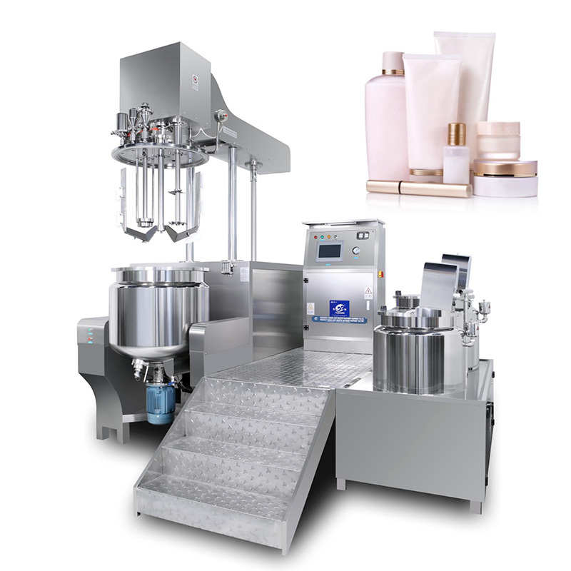 Misturador de creme cosmético/à vácuo máquina emuladora/linha de produção de máquina cosmética