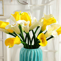 Realistische PU Calla-Lilie Handgefertigte Moderne Künstliche Blume Großer Zweig Weihnachten Heim & Hotel Hochzeitsdekorationen