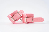 BDSM menottes bracelets de poignet cheville sexe Bondage ensemble poignets en peluche rembourré contraintes PU cuir esclave fétiche débutant jouets pour adultes