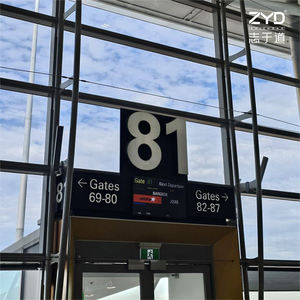 Servicio Profesional OEM para Señalización de Ubicación de Oficinas de Reclamación de Objetos y Estaciones de Policía, Señales Metálicas Direccional, Sistema de Señalización para Aeropuertos - Product Image 5