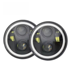 Phare LED rond de 5,75 pouces, 12V, étanche, 75W, 6000K, faisceau haut/bas, ampoule universelle pour véhicules - Product Image 6