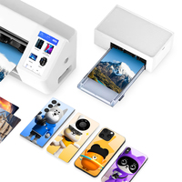 Intellint Mobile Sublimation Thermique Photo Imprimante Mini Téléphone Portable Retour Peau Film Cutter Traceur Machine