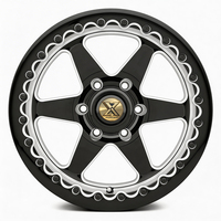 Nouvelles jantes forgées XJ 6x139.7 6x135 Beadlock Drag Racing pour Land Cruiser/Hilux/Prado F-150 Silverado Patrol