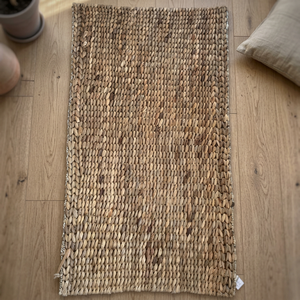 Tapete Rectangular de Jacinto de Agua de Color Natural - Varios Tamaños (80x40 CM 120x60 CM 200x100 CM 300x200 CM) - Product Image 2