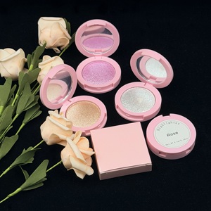 Palette Illuminante per il Viso all'Ingrosso, Polvere Cosmetica ad Alta Pigmentazione, Illuminante con Etichetta Privata, Shimmer <span class=keywords><strong>Rosa</strong></span> - Product Image 3