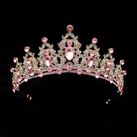 Kinder legierung Krone Kopf bedeckung Haarschmuck für Mädchen Geburtstag Leistung Stirnband Prinzessin Kleid Accessoires Hohe Qualität