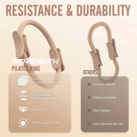 Ensemble cadeau de fitness avec ballon de Pilates, anneaux de résistance et pochette de transport