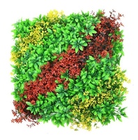 Décoration murale pour la maison, plantes mélangées, mur végétal, feuillage artificiel, plantes artificielles pour balcon