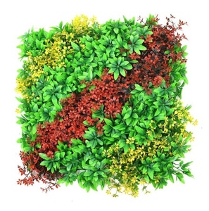 Trang Trí Nội Thất Nhà Máy Tường Hỗn Hợp Nhà Máy Màu Xanh Lá Cây Tường Nhân Tạo Tán Lá Nhân Tạo Nhà Máy Tường Cho Ban Công - Product Image 3