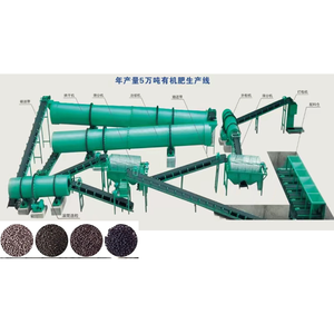 <span class=keywords><strong>Ligne</strong></span> de production de granulation d'engrais organique intégrée <span class=keywords><strong>Roulette</strong></span> tournant Machine de fermentation avec fumier de poulet de déchets animaux - Product Image 3