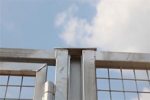 带屋顶的镀锌便携式马档板 - Product Image 3