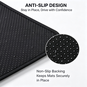 Tapis de sol universels pour voiture, lot de 4, tapis intérieur antidérapant, imperméable, durable, doux, pour SUV, intérieur de voiture - Product Image 5