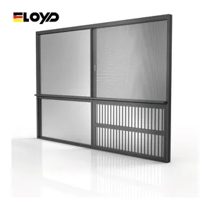 Eloyd 유럽 기울기 및 회전 창 및 문 방음 홈 오피스 알루미늄 여닫이 창