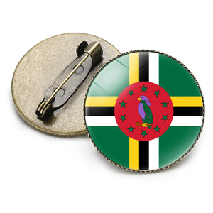 Broche Retro Unisex con la Bandera Nacional de México, Material Mixto, Impresión Henan, Venta al por Mayor - Product Image 5