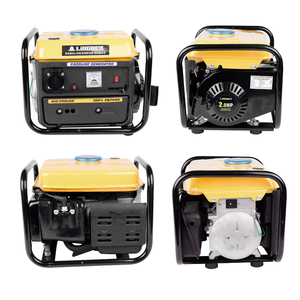 Lingben 950a 650W-1kw Máy phát điện chạy xăng nhỏ Máy phát điện xách tay nhà khẩn cấp sao lưu Máy phát điện với bảo vệ Side bao gồm - Product Image 2